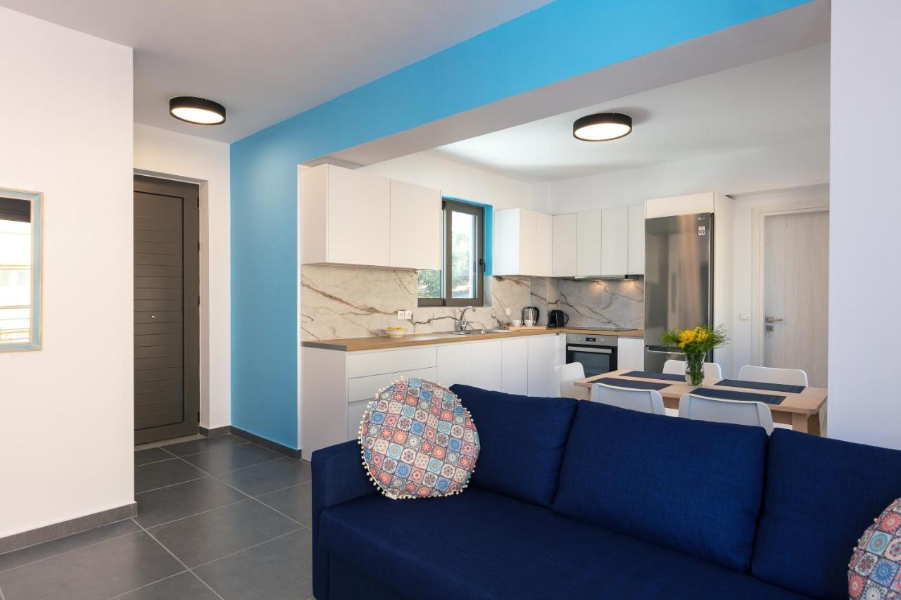 Greek Sky - New Modern Apartment With Shared Pool Tavronitis Dış mekan fotoğraf