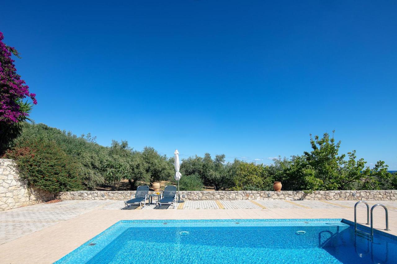 Greek Sky - New Modern Apartment With Shared Pool Tavronitis Dış mekan fotoğraf